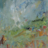 Print - Red Grasses 2